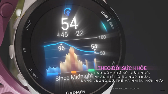 Garmin Forerunner 165 Music theo dõi sức khỏe