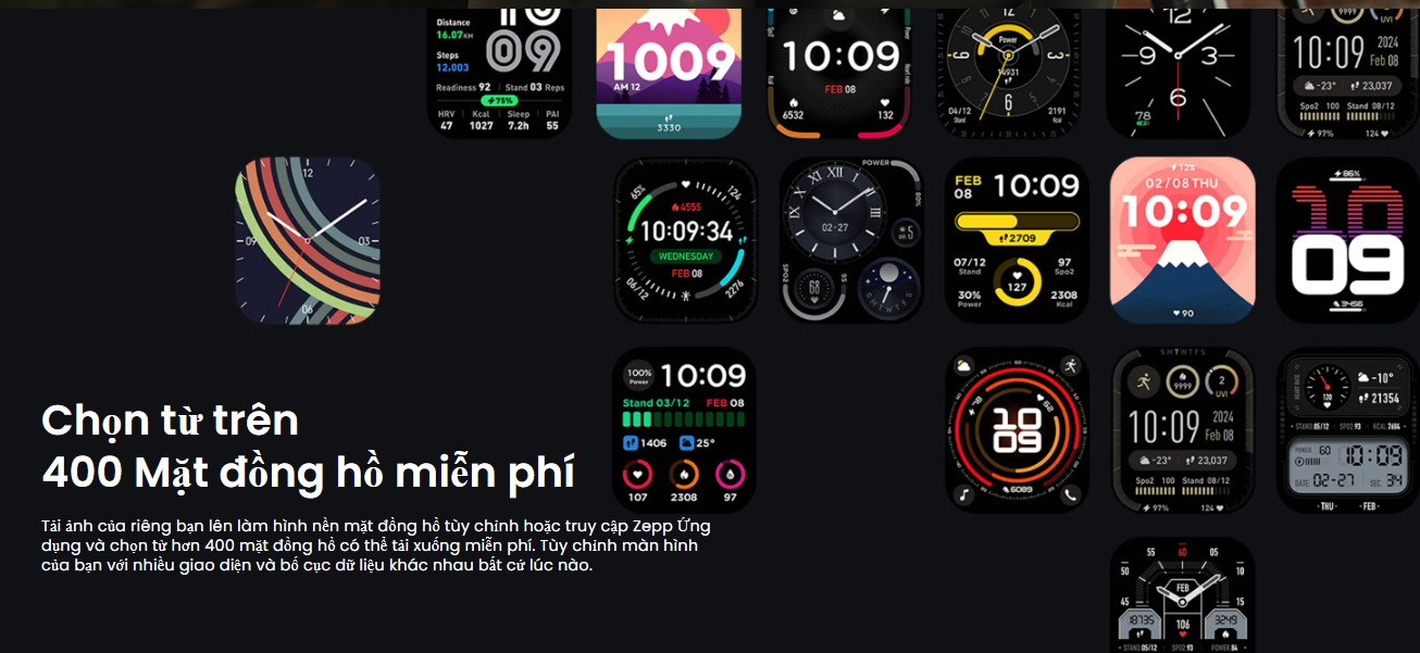 Cá nhân hóa giao diện Amazfit Bip 6
