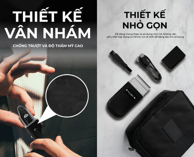 Thiết kế nhỏ gọn – dễ mang theo, dễ sử dụng
