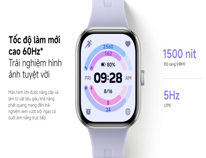 Tốc độ làm mới cao 60Hz