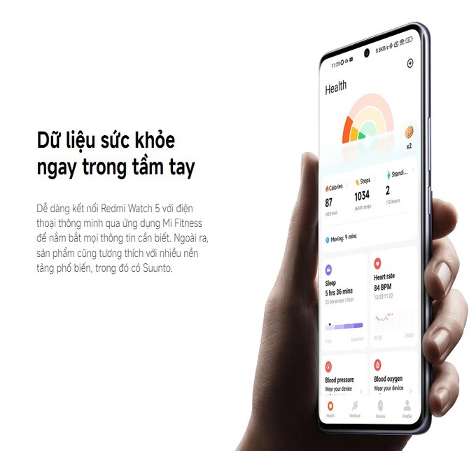 Dữ liệu sức khỏe ngay trong tầm tay