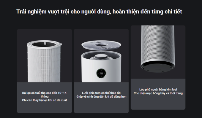 Thiết kế tinh tế, dễ sử dụng