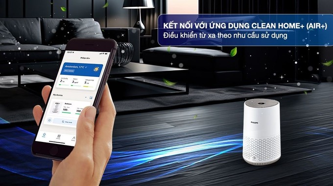 Kết nối thông minh với ứng dụng Philips Air+