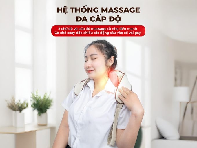Tính năng massage đa cấp độ