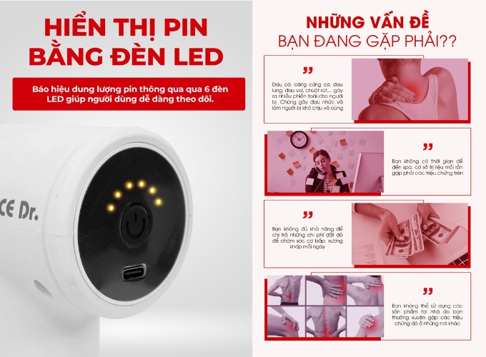 Hiển thị pin bằng đèn LED – Theo dõi pin cực tiện