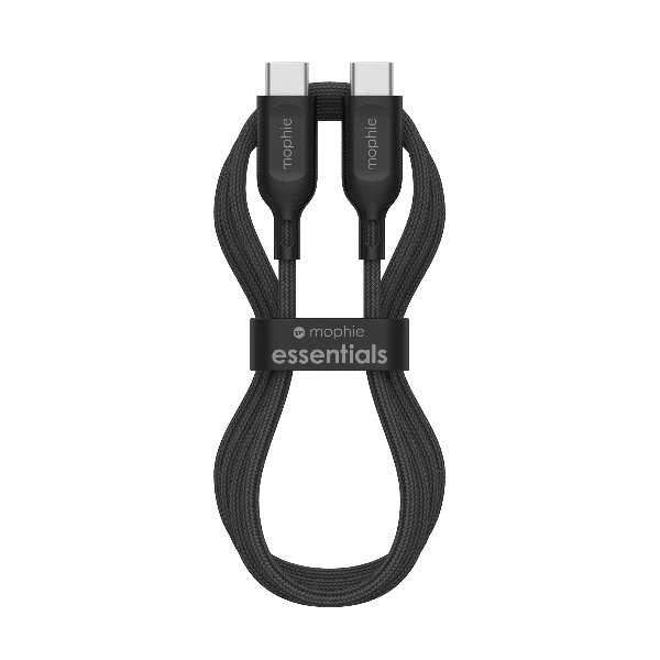 Cáp Sạc Nhanh Mophie Essential Type-C to Type-C 60W 2M Chính Hãng