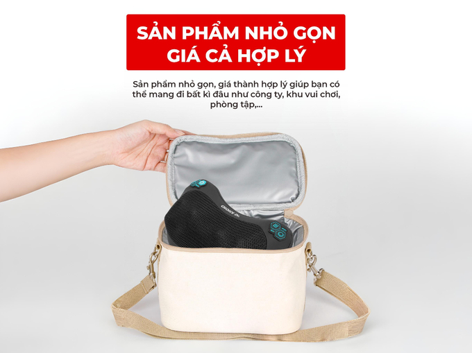 Thiết kế nhỏ gọn, dễ dàng mang theo