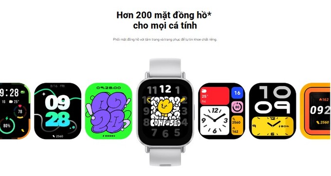Hơn 200 mặt đồng hồ