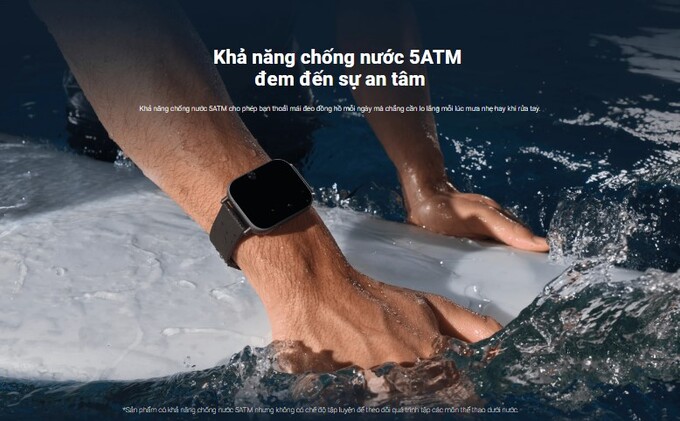 Khả năng chống nước 5ATM