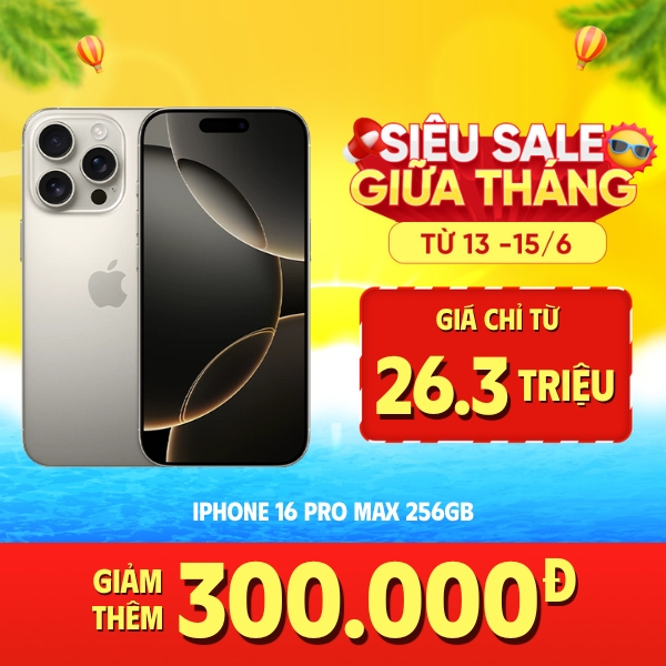 iPhone 16 Pro Max 256GB Máy Đẹp