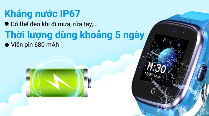 Chống nước IP67 – Bền bỉ trong mọi điều kiện