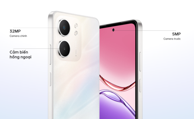 Camera chính 32MP sắc nét