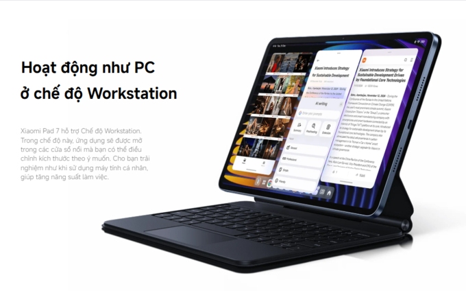 Làm việc như máy tính với chế độ Workstation