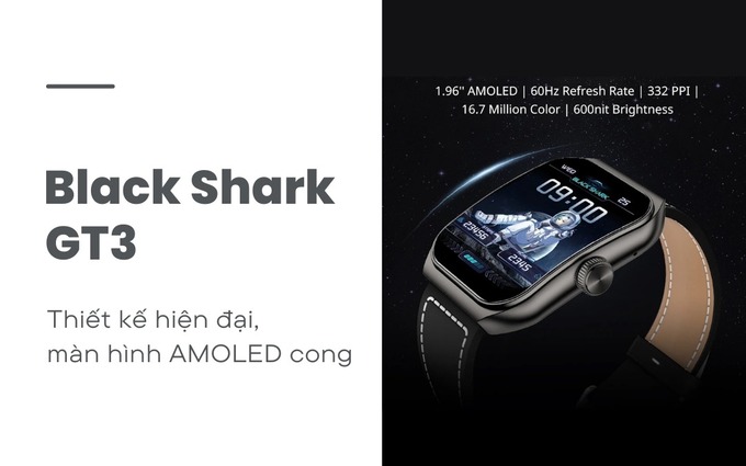 Màn hình cong AMOLED 1.96 inch, hỗ trợ hiển thị ngoài trời
