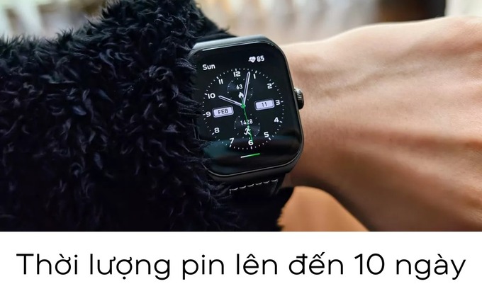 Pin dùng đến 10 ngày,