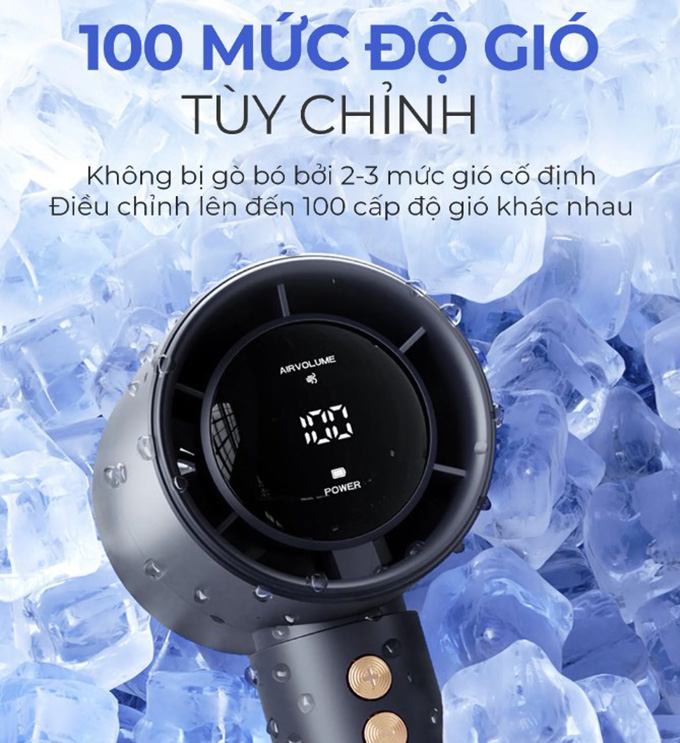 100 mức gió tùy chỉnh