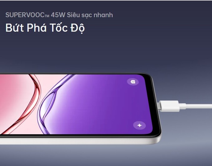 Sạc nhanh SuperVOOC 45W