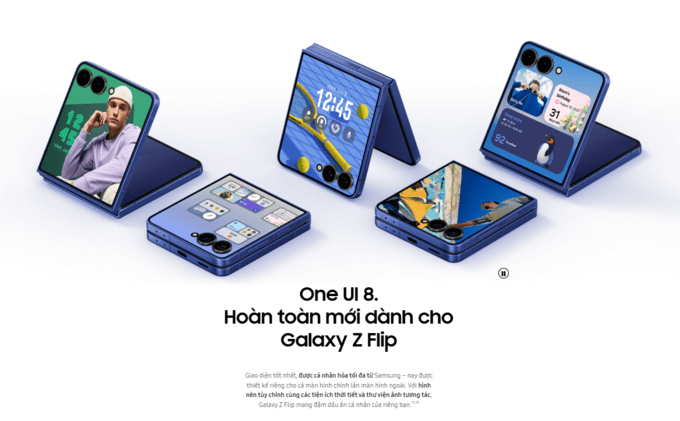 One UI 8 tối ưu cho màn hình gập