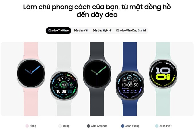 Tùy biến phong cách với dây đeo và mặt đồng hồ