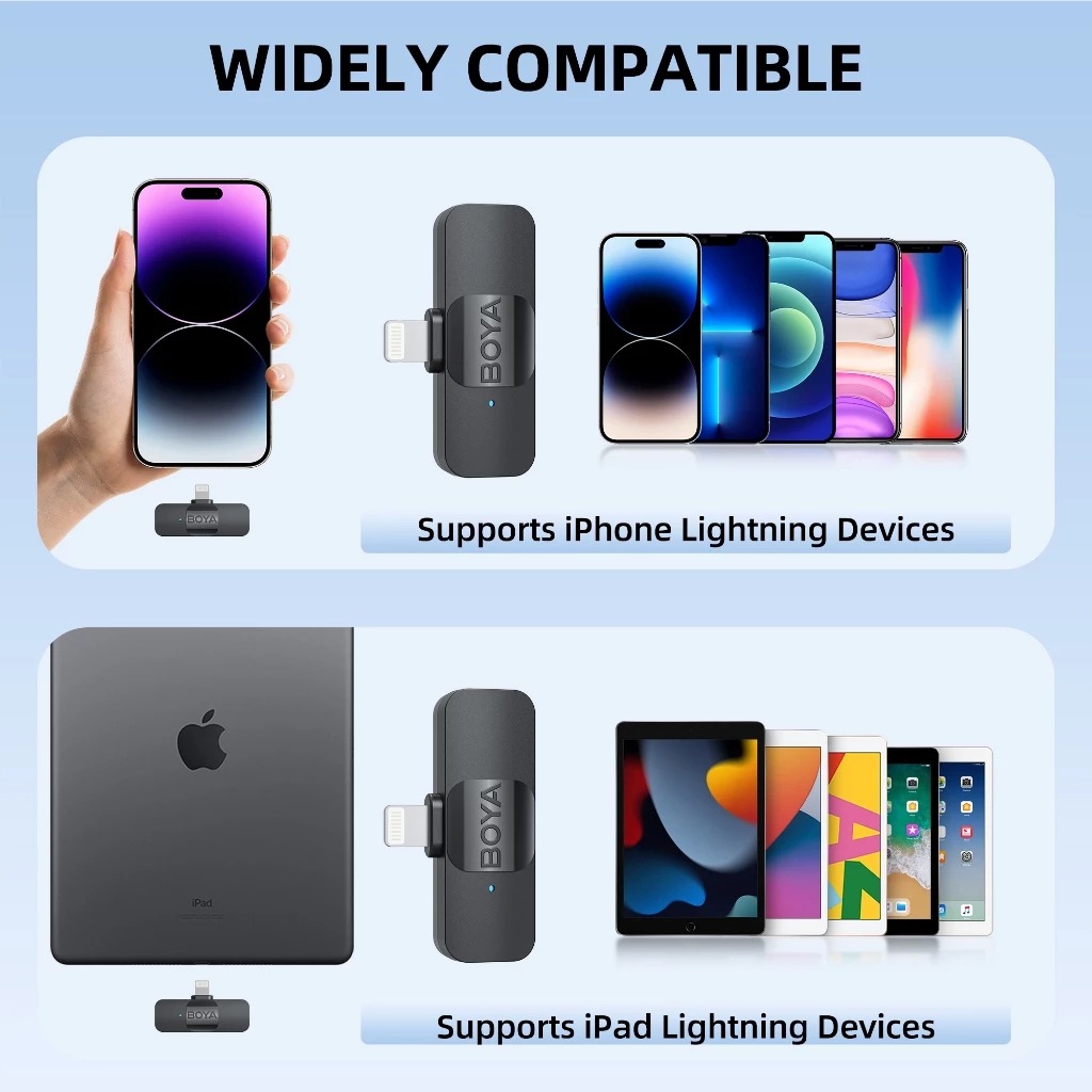 Khả năng tương thích linh hoạt với cổng Lightning