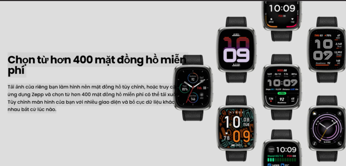 Tùy chỉnh mặt đồng hồ với hơn 400 mẫu miễn phí
