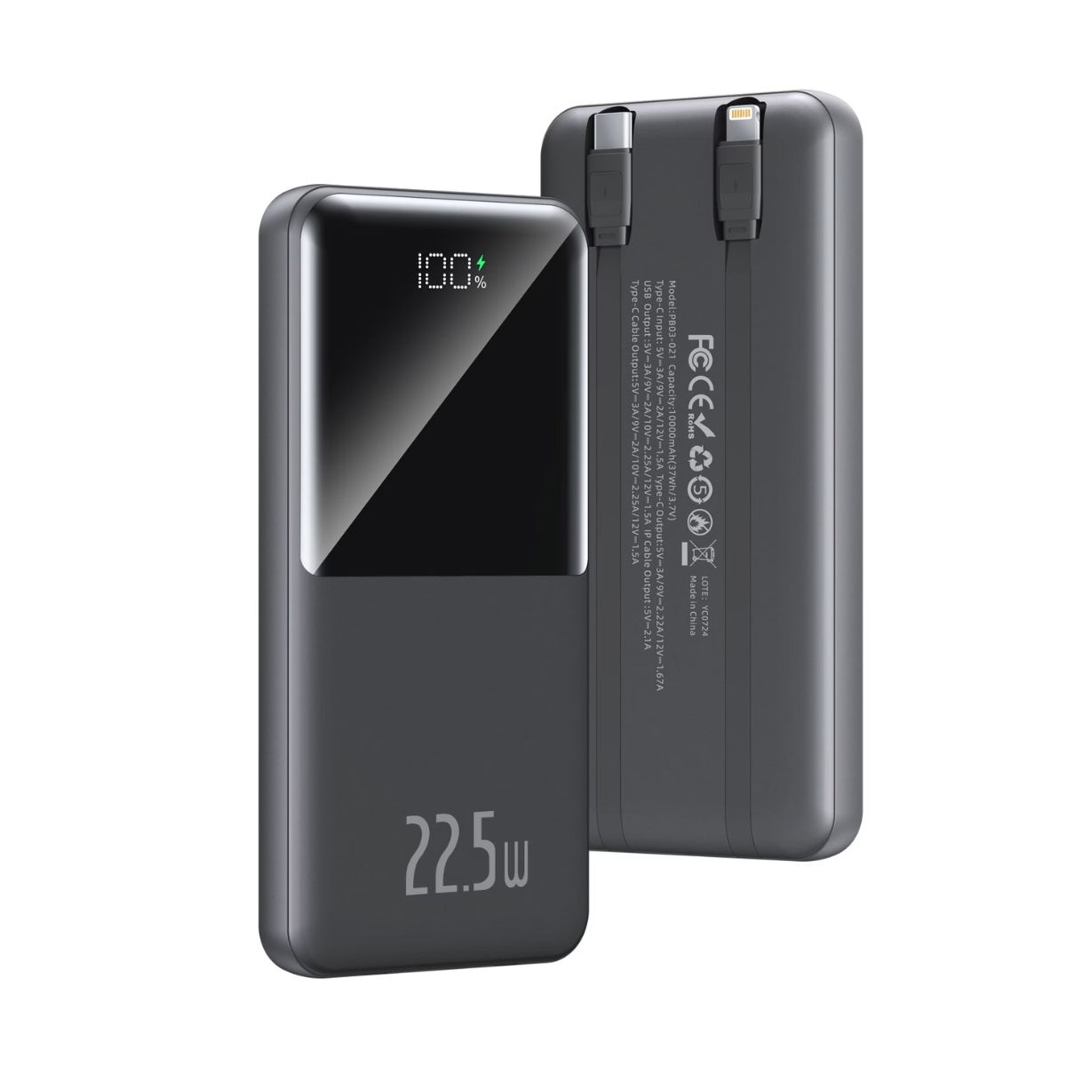 Pin Sạc Dự Phòng Trusmi Digital PB03 Kèm Cáp 10.000mAh PD 22.5W Chính Hãng
