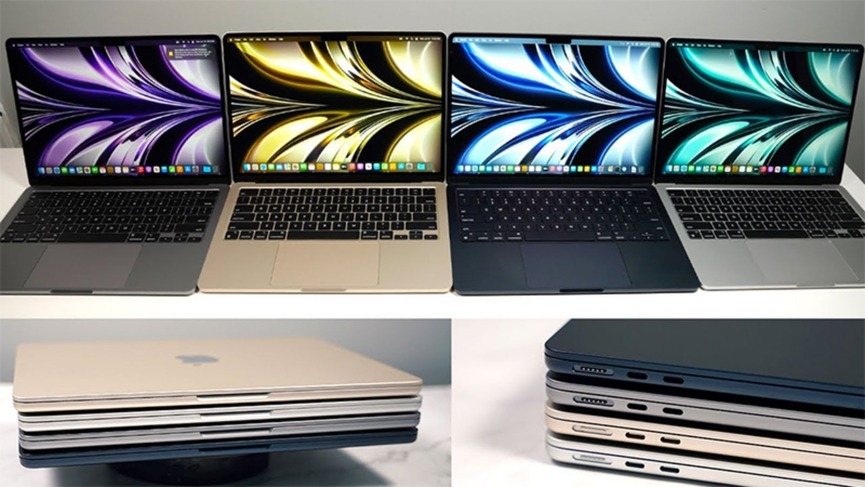 màu macbook air cũ