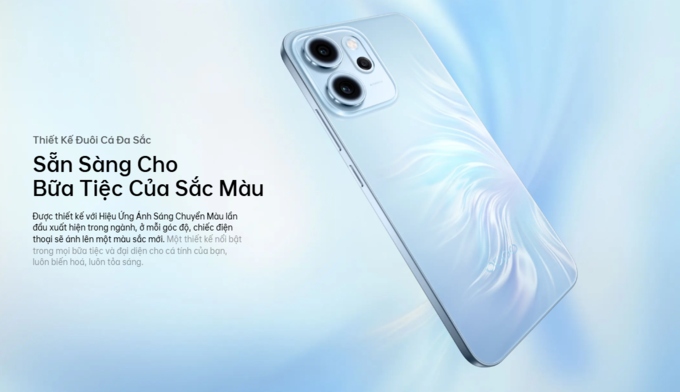 Thiết kế đổi màu cá tính