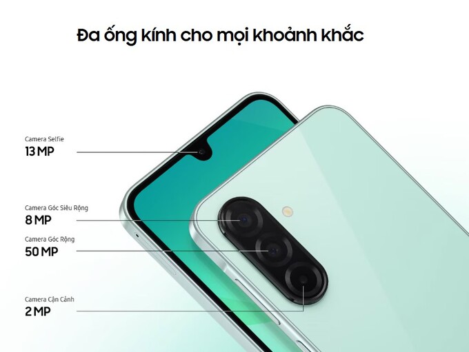 Hệ thống 3 camera đa dụng, chụp ảnh sắc nét