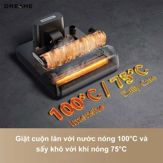 Tự vệ sinh và sấy khô cuộn lăn