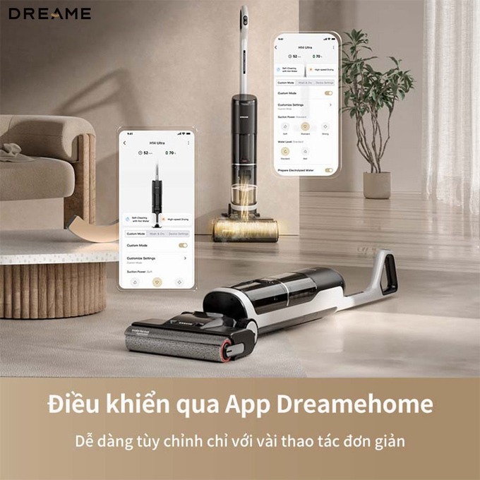 Điều khiển thông minh qua ứng dụng Dreame Home