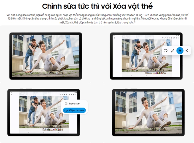 Xóa vật thể bằng AI