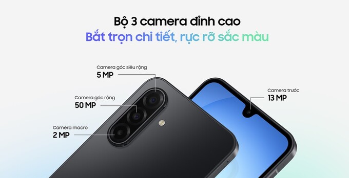 Camera 50MP chống rung OIS