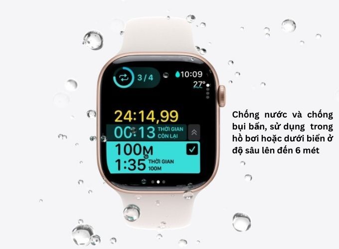 Chống nước WR50m