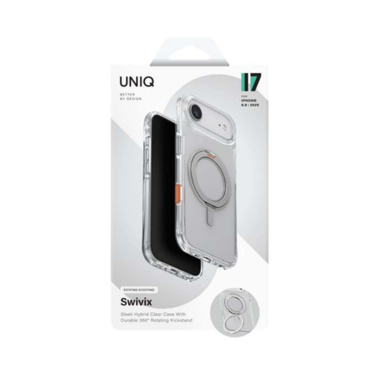 Ốp Lưng UNIQ Hybrid Swivix With 360 Rotating Kickstand Cho iPhone Air