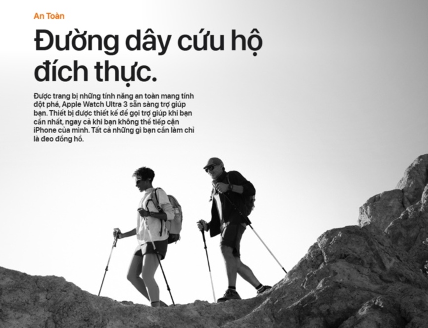 Tính năng an toàn: Người bạn cứu hộ trên cổ tay