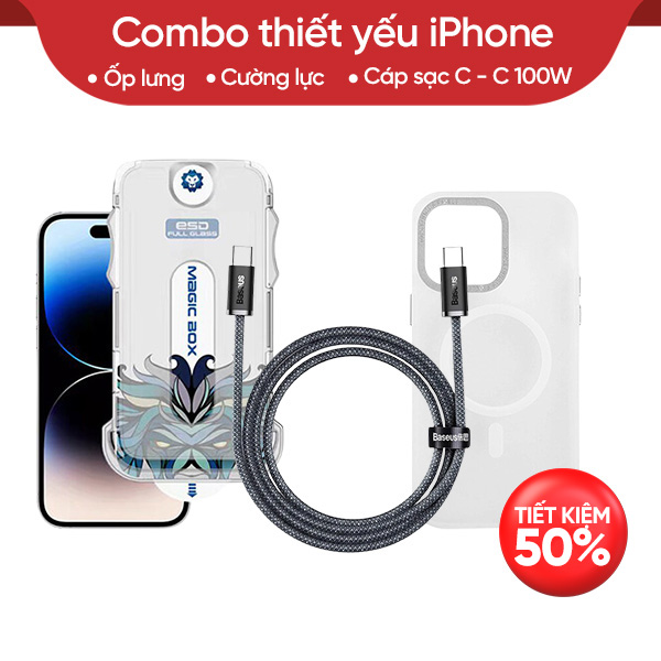 Combo iPhone 7 - Cho iPhone 15 | 16 Series