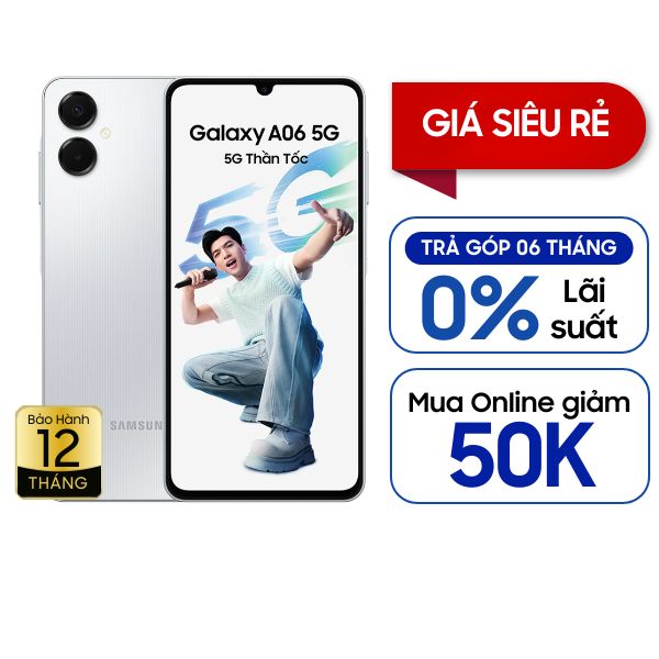 Samsung Galaxy A06 5G 4GB/64GB Chính Hãng - BHĐT