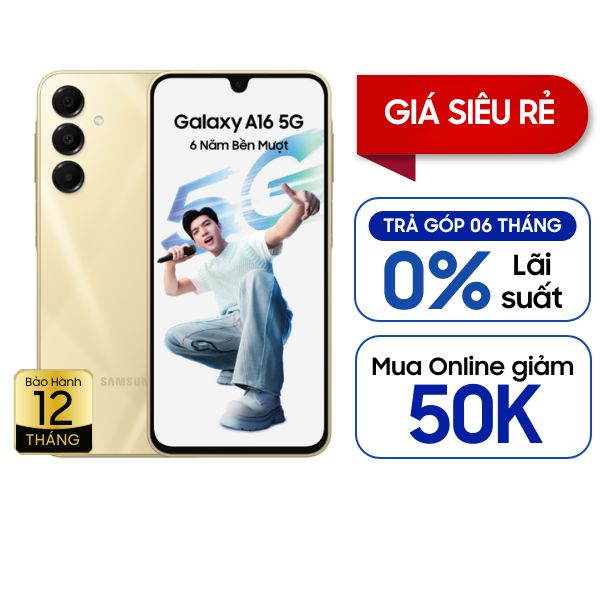 Samsung Galaxy A16 5G 8GB/128GB Chính Hãng - BHĐT