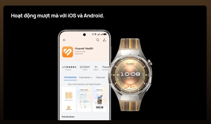 Hoạt động mượt mà trên cả iOS và Android