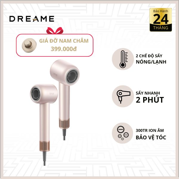 Máy sấy tóc Dreame Glory Standard Pro | Sấy Nhanh Trong 2 Phút | Chế Độ Nóng Lạnh Luân Phiên Chính Hãng