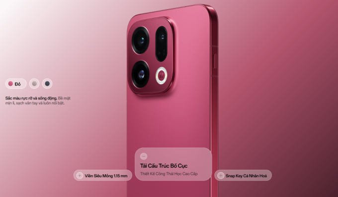 Thiết kế viền siêu mỏng, tinh tế đến từng chi tiết