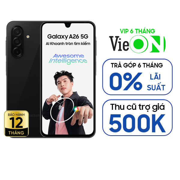 Samsung Galaxy A26 5G 8GB/128GB Chính Hãng - BHĐT