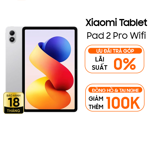 Xiaomi Redmi Pad 2 Pro Wifi 6GB/128GB Chính Hãng - Bạc