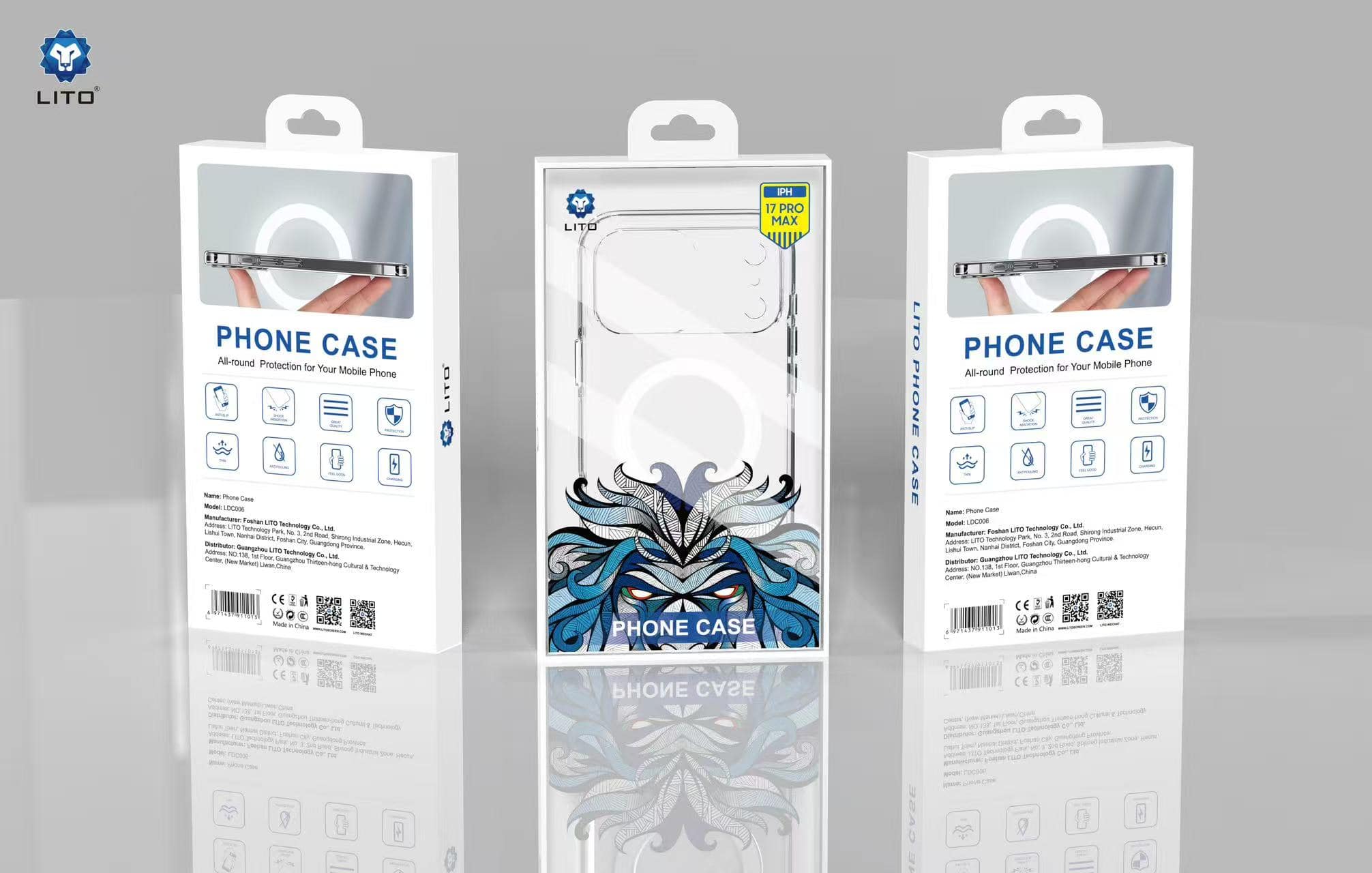 Ốp Lưng Magsafe LITO Trong Suốt Cho iPhone 17 Series & iPhone Air