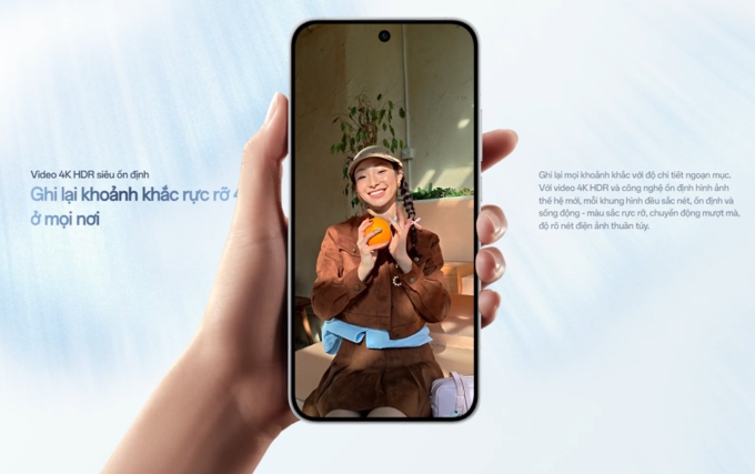 Quay video 4K HDR: ổn định v&agrave; sắc n&eacute;t