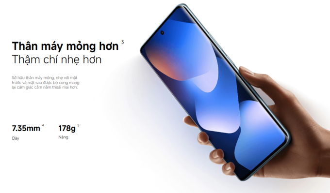 Thiết kế tinh tế và hiện đại