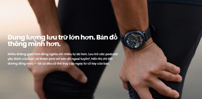 Bộ nhớ 4GB – Tự do hơn khi luyện tập