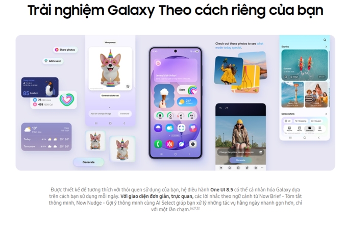 Trải nghiệm theo c&aacute;ch ri&ecirc;ng