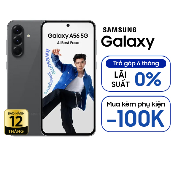 Samsung Galaxy A56 5G 8GB/128GB Chính Hãng - Đen